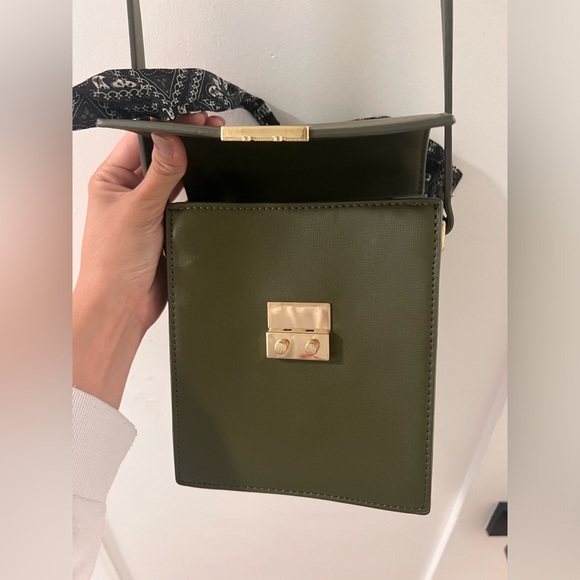 Zara green crossbody bag - Picture 3 of 6